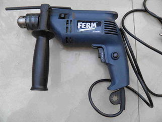 Using a power drill