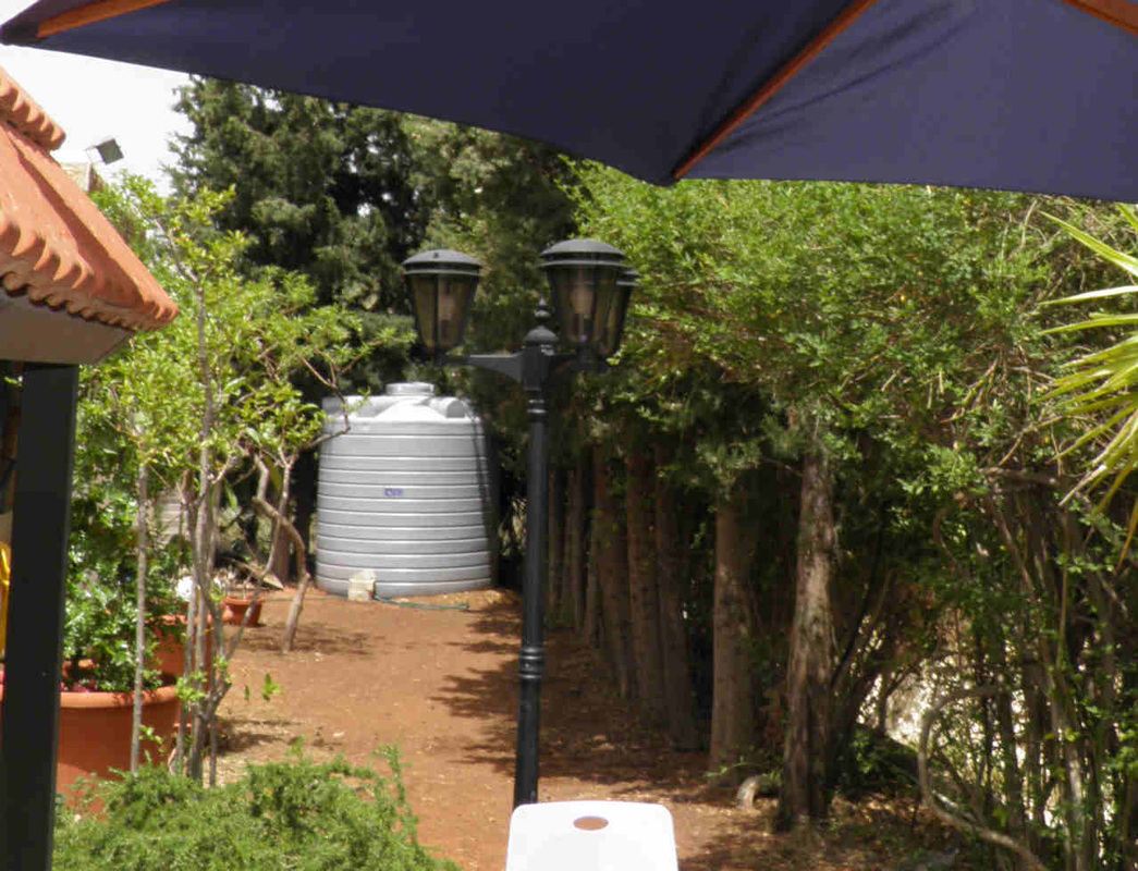 Backyard water tank install