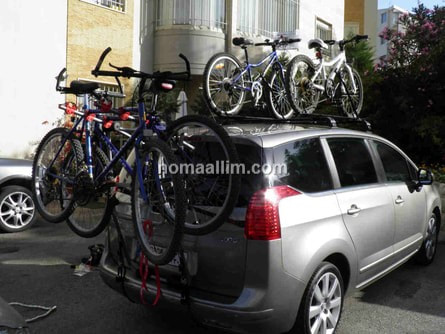 Carrying 5 bikes on any car