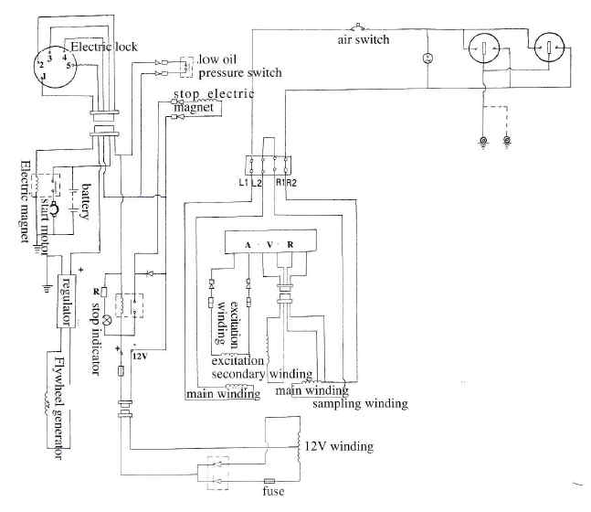 Small Sel Generators Wiring Diagrams, Small Motor Wiring Diagram