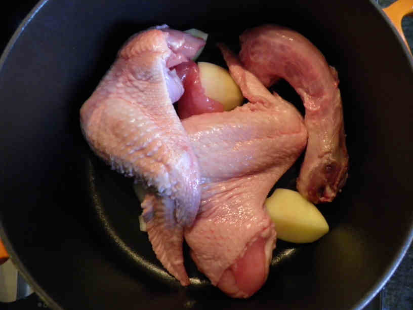Chicken wings soup