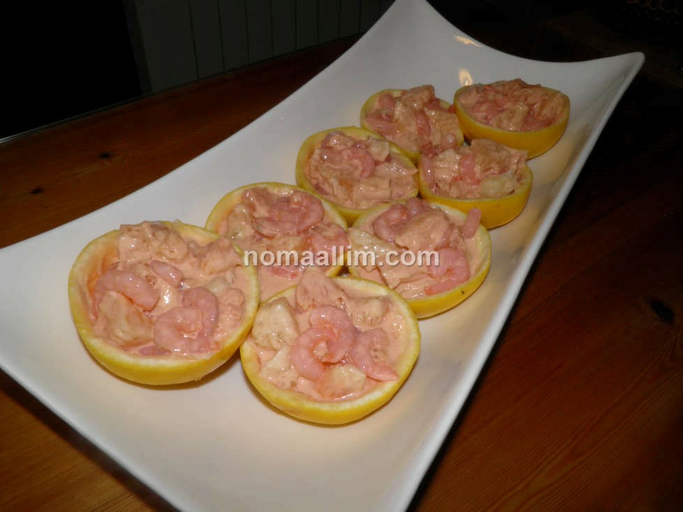 shrimp grapefruit salad