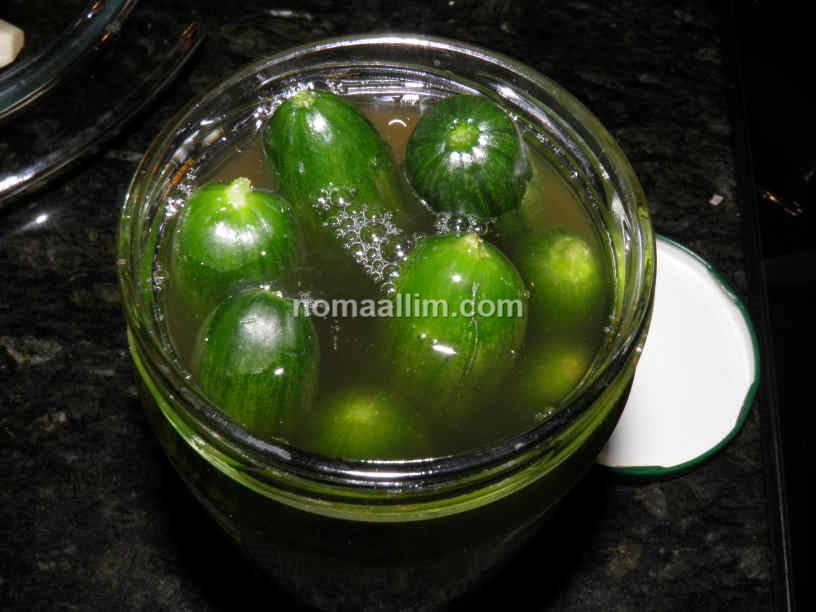homemade pickled cucumbers
