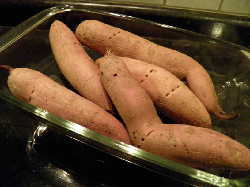 Baked sweet potato