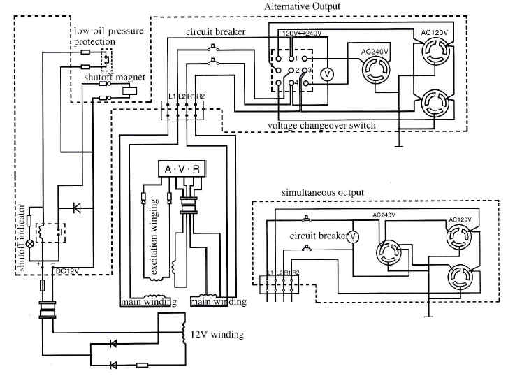Small Sel Generators Wiring Diagrams, Generator Wiring Diagram